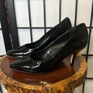 Vaneli Black Patent Leather Heels | 7W EUC